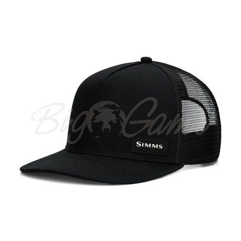 Кепка SIMMS High Crown Flatbill цвет Black фото 1