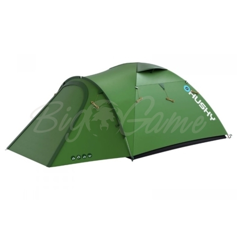 Палатка HUSKY Baron 3 цвет зеленый фото 1
