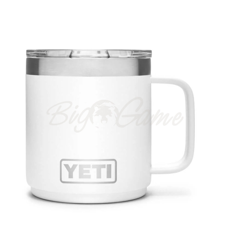 Термокружка YETI Rambler Mug w/Magslider Lid 296 цвет White фото 1