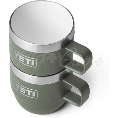 Термокружка YETI Rambler Stackable Espresso Mug 177 (2 шт.) цвет Camp Green фото 5