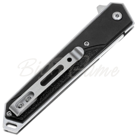 Нож складной полуавтоматический BOKER Japanese Iris сталь 440А рукоять Алюминий цв. Черный фото 4