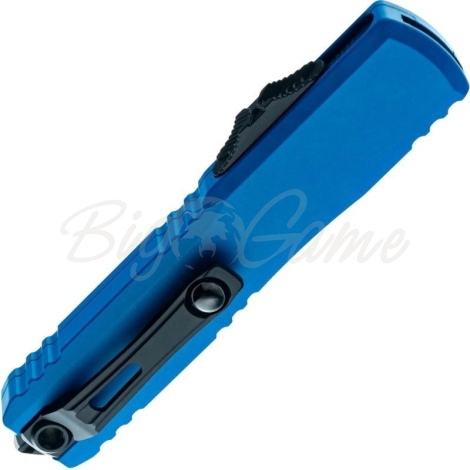 Нож складной автоматический MICROTECH Ultratech S/E ZBP Gen III сталь M390MK рукоять Алюминий 6061-T6 цв. Синий фото 2