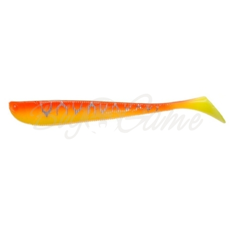 Виброхвост NARVAL Slim Minnow 11 см (5 шт.) код цв. 009-Sunset Tiger фото 1