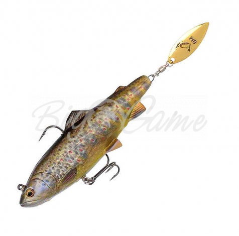 Приманка SAVAGE GEAR 4D Trout Spin Shad 11 см цв. MS 03-Dark Brown Trout фото 1