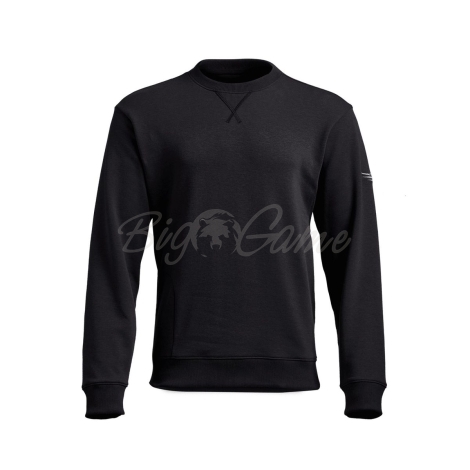 Толстовка SITKA Essential Crew Sweatshirt цвет Black фото 1