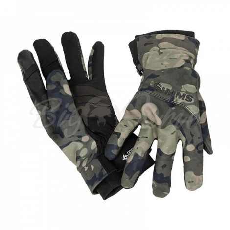 Перчатки SIMMS Gore-Tex Infinium Flex Glove цвет Riparian Camo фото 1