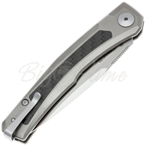Нож складной полуавтоматический ZERO TOLERANCE K0556 сталь CPM MagnaCut рукоять Титан,Карбон цв. Черный фото 2
