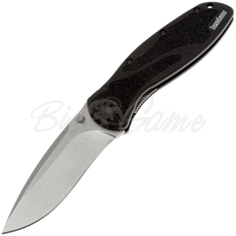 Нож складной полуавтоматический KERSHAW Blur сталь PM MagnaCut рукоять Алюминий 6061-T6 цв. Черный фото 1