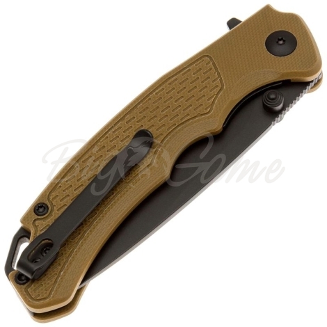 Нож складной полуавтоматический ARTISAN CUTLERY Tradition V2 сталь AR-RPM9 рукоять стеклотекстолит G10 цв. Коричневый фото 2