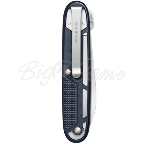 Нож складной полуавтоматический VICTORINOX Onefold Alox 0.8006.22 Нержавеющая сталь рукоять Алюминий цв. Синий фото 3