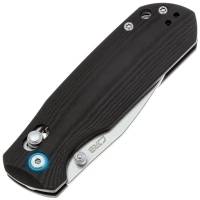 Нож складной полуавтоматический CJRB Maximal сталь AR-RPM9 рукоять стеклотекстолит G10 цв. Черный превью 3
