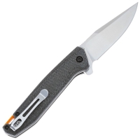 Нож складной полуавтоматический BOKER Border Forest Folder рукоять Микарта цв. Черный превью 4