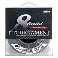 Леска DAIWA Tournament 8 Braid 15lb 0,10mm 135m (темно-зеленая) превью 1