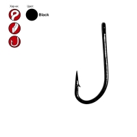 Крючок карповый GAMAKATSU G-CARP LONG SHANK (10 шт.) № 4 black