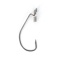 Крючок офсетный YOSHI ONYX Offset Hook Magna HD № 6/0 (BN) с пружинкой (5 шт.)