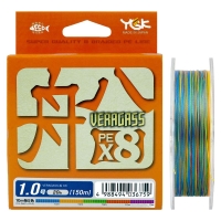 Плетенка YGK Veragass PEx8 150 м цв. Многоцветный # 1 превью 1