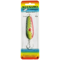 Блесна колеблющаяся KUUSAMO Rasanen 70/20 (бусинка) код цв. BL/W/GR/BL/Li-S превью 3