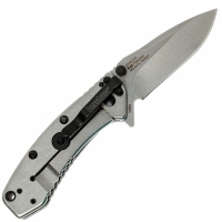 Нож складной KERSHAW Cryo Hinderer SS Сталь 8Cr13MOV рукоять Сталь цв. Grey превью 5