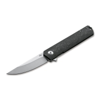 Нож складной BOKER Kwaiken Compact Flipper сталь D2 рукоять мраморный карбон/титин