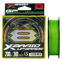 Плетенка YGK X-Braid Upgrade X8 200 м цв. Зеленый / Белый #1.5
