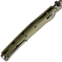 Нож складной полуавтоматический KERSHAW Bareknuckle DuraLock сталь CPM MagnaCut рукоять Алюминий 6061-T6 цв. Зеленый превью 5