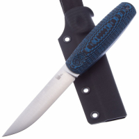 Нож OWL KNIFE North-S сталь N690 рукоять G10 черно-син превью 3