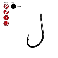 Крючок карповый GAMAKATSU G-CARP POP-UP MB1 (10 шт.) № 6 black превью 1