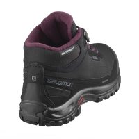 Ботинки SALOMON Shelter CS WP W цвет Black / Ebony / Wine Tasting превью 5