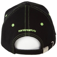 Бейсболка NORSTREAM с логотипом цв. черно-зеленый превью 4