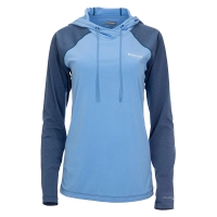 Термокофта SIMMS Women's Bugstopper SolarFlex Hoody цвет Cornflower Heather