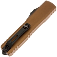 Нож складной автоматический MICROTECH Ultratech S/E Gen IV сталь M390MK рукоять Алюминий 6061-T6 цв. Коричневый превью 3