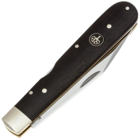 Нож складной полуавтоматический BOKER Manufaktur Solingen 1906 сталь 440C рукоять Дерево цв. Черный превью 3
