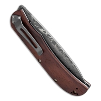 Нож складной BOKER Urban Trapper Cocobolo Damascus дамасская сталь рукоять Дерево кокоболо превью 2