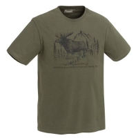 Футболка PINEWOOD Moose T-Shirt цвет Green превью 1