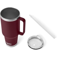 Термокружка YETI Rambler Straw Mug 1242 цвет Wild Vine Red превью 2