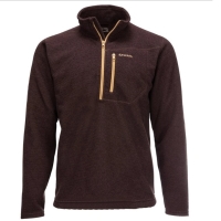 Пуловер SIMMS Rivershed Sweater Quarter Zip '20 цвет Mahogany