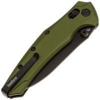 Нож складной полуавтоматический KERSHAW Bareknuckle DuraLock сталь CPM MagnaCut рукоять Алюминий 6061-T6 цв. Зеленый превью 3