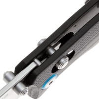 Нож складной полуавтоматический CJRB Maximal сталь AR-RPM9 рукоять стеклотекстолит G10 цв. Черный превью 4