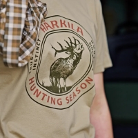 Футболка HARKILA Stag Badge S/S T-Shirt Women цвет Sand превью 6