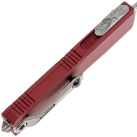 Нож складной автоматический MICROTECH Ultratech S/E Gen IV сталь M390MK рукоять Алюминий 6061-T6 цв. Бордовый превью 4