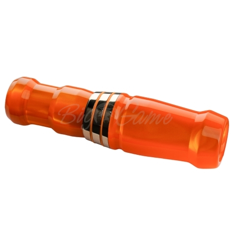 Манок на белолобого гуся D.E.D CUSTOM CALLS Зов вдовы Call of widow - (делрин) цв. Оранжевый перламутр фото 3