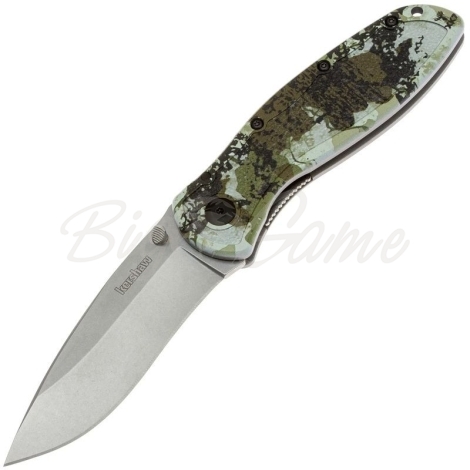 Нож складной полуавтоматический KERSHAW Blur сталь Sandvik 14C28N рукоять Алюминий 6061-T6 цв. Камуфляж фото 1