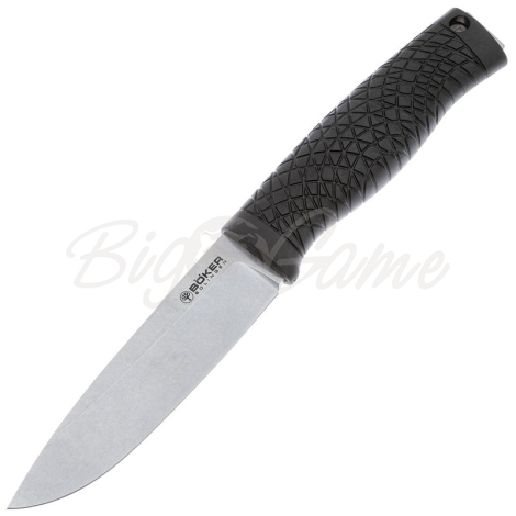 Нож BOKER Bronco Basic сталь CPM 3V рукоять TPE цв. Черный фото 4