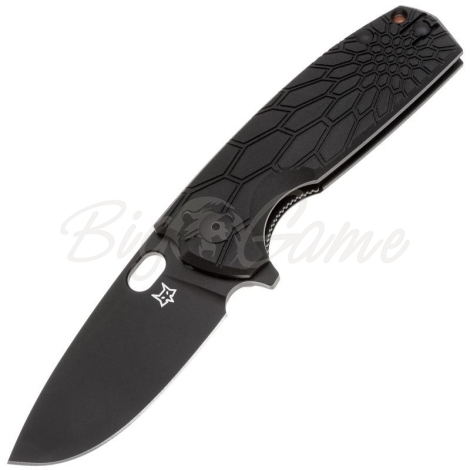 Нож складной полуавтоматический FOX KNIVES Core Vox сталь N690Co рукоять Термопластик FRN цв. Черный фото 1