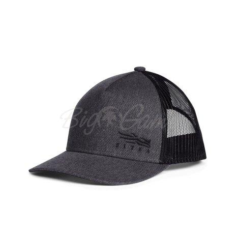 Бейсболка SITKA Badge Icon Mid Pro Trucker цвет Charcoal Heather фото 1