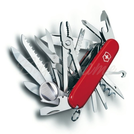 Нож VICTORINOX SwissChamp 91мм 33 функции цв. красный (в блистере) фото 1