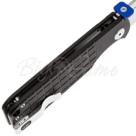Нож складной полуавтоматический BESTECH Glok Sandvik 14C28N рукоять стеклотекстолит G10 цв. Серый фото 4