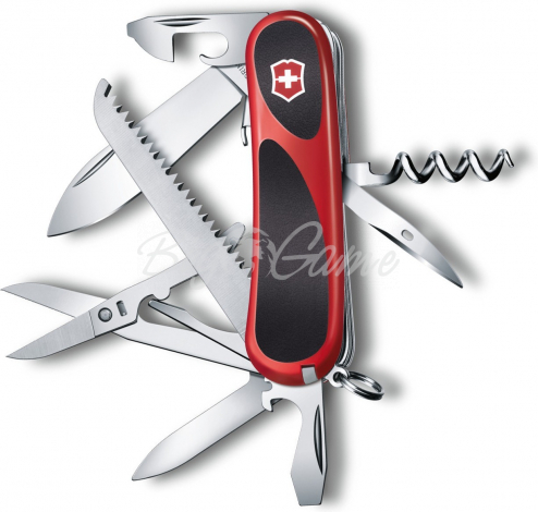 Нож VICTORINOX EvoGrip S17 85мм 15 функций цв. Красный / черный фото 1