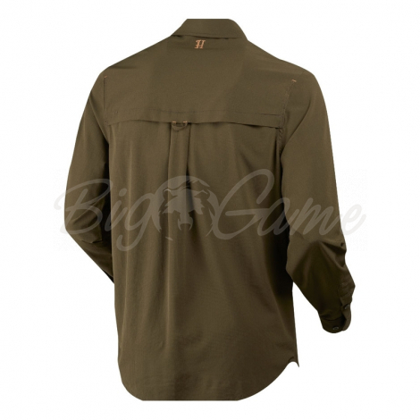 Рубашка HARKILA Herlet Tech LS Shirt цвет Willow green фото 2