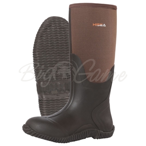 Сапоги HISEA AquaX Rain Boots цвет Brown фото 2